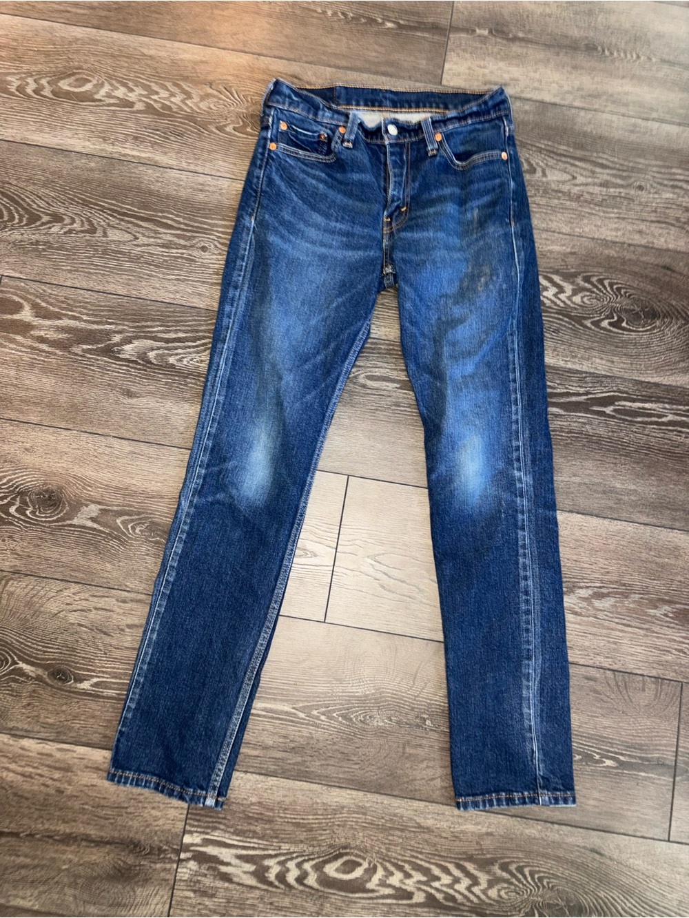 Men's Levi Classic Dark Blue Straight-Leg Jeans‎ 29/32